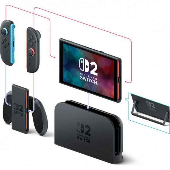 Игровая приставка Nintendo Switch 2, черный в Иркутске