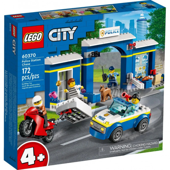 Конструктор LEGO City 60370 Побег из полицейского участка в Иркутске