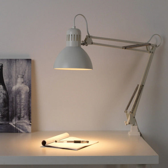 Лампа рабочая IKEA TERTIAL, белый  в Иркутске