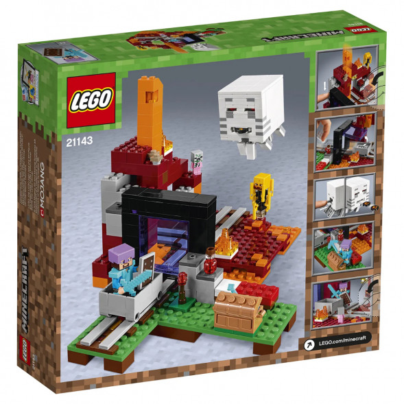Конструктор LEGO Minecraft 21143 Портал в Подземелье  в Иркутске