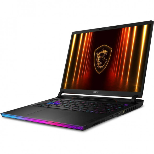 Ноутбук MSI Raider 16 HX AI A2XWHG-814XRU (16&amp;quot;, IPS, Intel Core Ultra 7 255HX 2.4ГГц, 20 ядер, 32ГБ DDR5, 1ТБ SSD, NVIDIA GeForce RTX 5070 Ti 12 ГБ, FreeDOS), черный в Иркутске