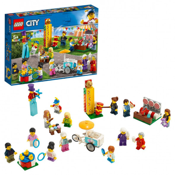 Конструктор LEGO City Town 60234 Комплект минифигурок Весёлая ярмарка в Иркутске