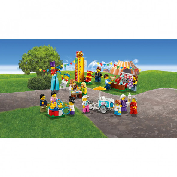 Конструктор LEGO City Town 60234 Комплект минифигурок Весёлая ярмарка в Иркутске