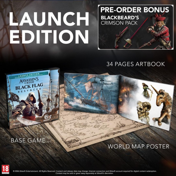 Игра Assassin&amp;#039;s Creed: Black Flag Resynced. Launch Edition [PS5, русские субтитры] в Иркутске