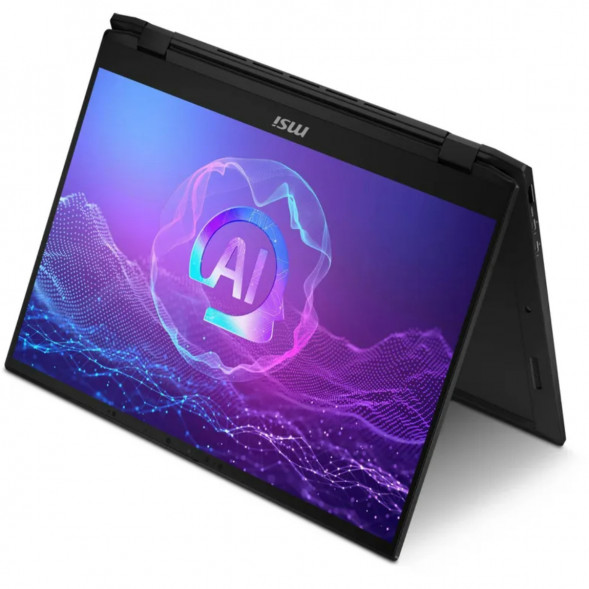 Ноутбук трансформер MSI Summit 16 AI Evo A2HMTG-057RU (16&amp;quot;, IPS, Intel Core Ultra 7 255H 2ГГц, 16 ядер, 16ГБ LPDDR5, 1ТБ SSD, Intel Arc 140T, Windows 11 Home), черный в Иркутске