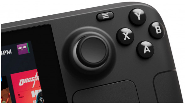 Игровая приставка Valve Steam Deck 64 ГБ SSD, черный в Иркутске