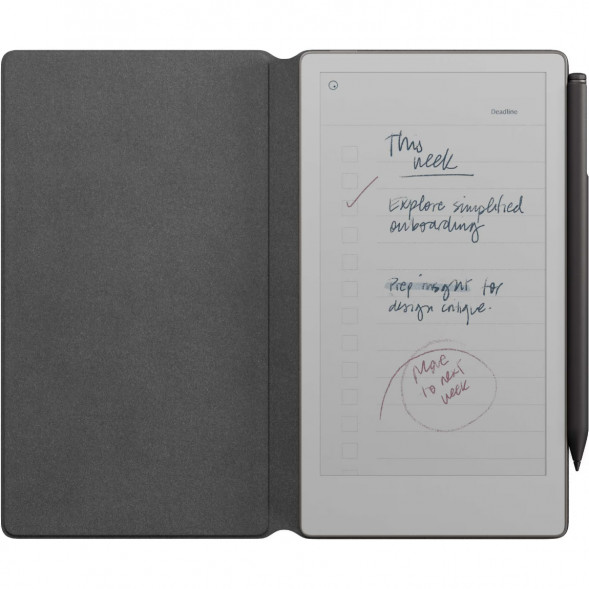 Графический планшет reMarkable Paper Pro Move + Стилус MarkerPlus + Чехол BookFolio Premium Leather, Black в Иркутске