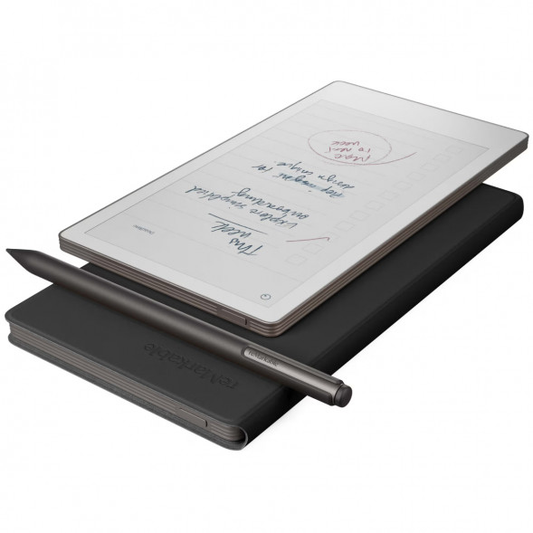 Графический планшет reMarkable Paper Pro Move + Стилус MarkerPlus + Чехол BookFolio Premium Leather, Black в Иркутске